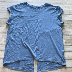 lululemon athletica Blue Short Sleeve Tee